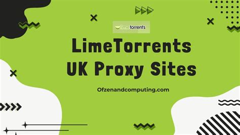 Unblock The Latest Working LimeTorrents Proxy Sites .
